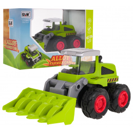Kovový buldozér pre deti 3+ Model 1:55 + Pohyblivá predná lyžica