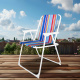 Linder Exclusiv Kreslo PO2600SR Dúha s pruhmi