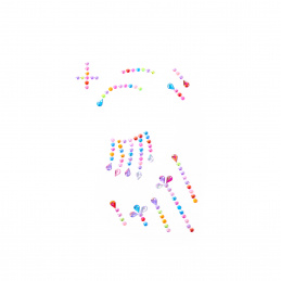 Aga4Kids Samolepiace kamienky DS8113BA