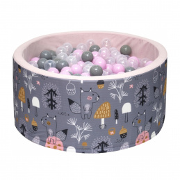 Aga Suchý bazén 90x40 cm s loptičkami HX4