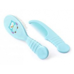 Kartáč a hrebeň pre deti 0m+ LULABI Sova