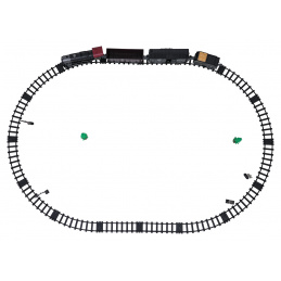 Retro vláčik s funkciou svetiel, zvuku a dymu 172 cm