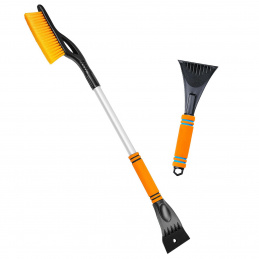 A35A2 SZCZOTKA DO ODŚNIEŻANIA             TELESKOPOWA + SKROBACZKA SZYB ZESTAW