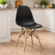 Aga Jedálenská stolička Čierna