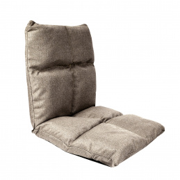 Aga Polohovacie kreslo na podlahu 52x55x55 cm Hnedé Aga Polohovacie kreslo na podlahu 52x55x55 cm Hnedé