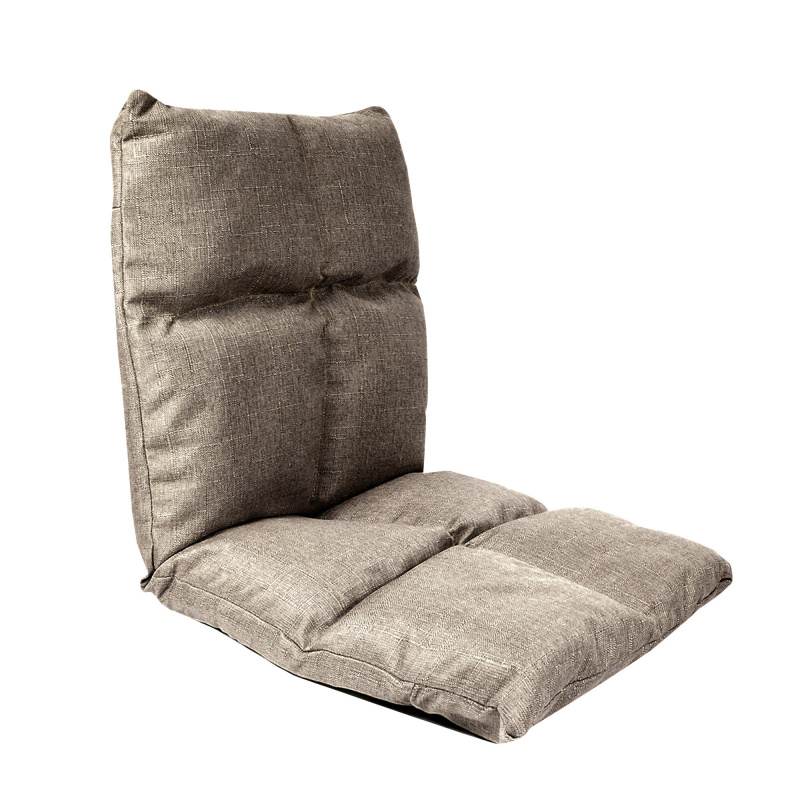 Aga Polohovacie kreslo na podlahu 52x55x55 cm Hnedé