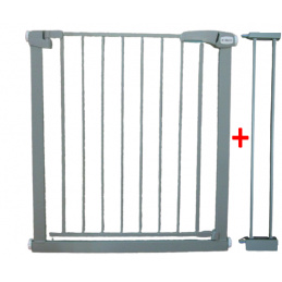 BRÁNKA ZABEZPEČUJÚCA S1 ŠEDÁ na schody, dvere 79-94 cm rozpieracia ochranná