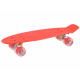 Skateboard so svietiacimi kolieskami SP0715 Červený