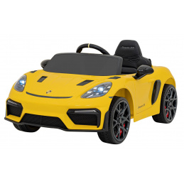 Pojazdné Porsche 718 Žlté