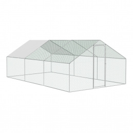 Aga Klietkový výbeh s plachtou pre sliepky 4,5x3x1,95 m