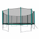 Aga SPORT PRO Trampolína 518 cm Tmavo zelená + ochranná sieť + rebrík + vrecko na obuv
