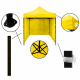 Aga Nožnicový stánok PARTY 3x3m Žltý