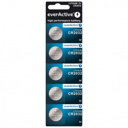 Aga EverActive lítiová batéria CR2032 5ks