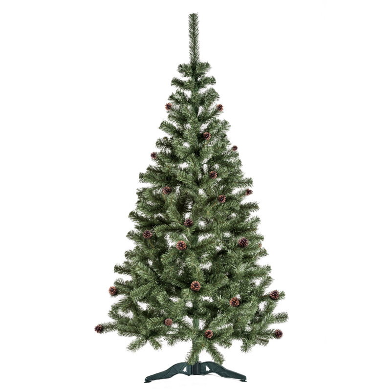 Aga Vianočný stromček Jedľa so šiškami 220 cm