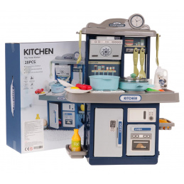 Kuchyňa Kuchynský Kútik s Funkciou Zvuku 35ks. Modrá