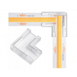 L-uhlový konektor pre 8mm pásy LED 2 PIN