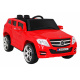 Detské autíčko City Rider Červené + Diaľkové ovládanie + Nastavenie volantu + Pomalý štart + MP3 USB + LED dióda