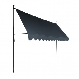 Aga Teleskopická markíza 300x120 cm Šedá