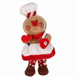 Hrajúci vianočný škriatok dievčatko