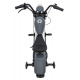 Pojazdný Motorkár Chopper Warrior Sivý