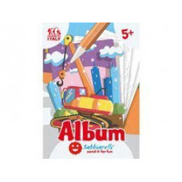 SABBIARELLI Pieskové omaľovánky Stavebné vozidlá 5+