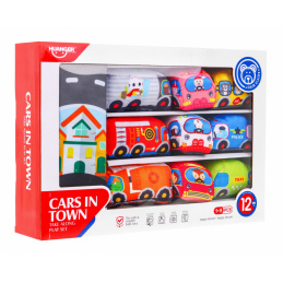 Sada mäkkých autíčok + podložka