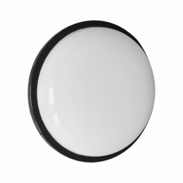 LED stropné svietidlo čierne TOR-152C - IP65 - 15W - neutrálna biela