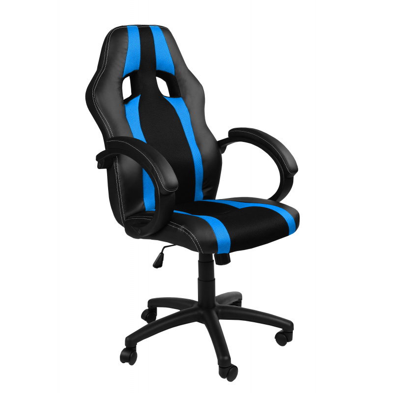 Aga Herní stolička MR2060 Čierno - Modrá