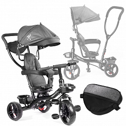 Aga Detská trojkolka TRIKE FIX LITE sivá - 6DZ103 - II. AKOSŤ