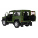 Land Rover Defender zelený RASTAR 1:14 model Autíčko na diaľkové ovládanie + 2,4 GHz diaľkové ovládanie + Manuálne otváranie dverí