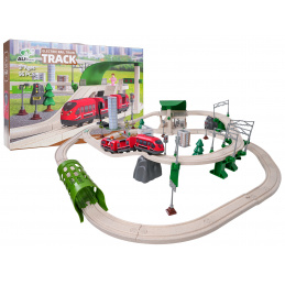 Vláčik Mesto s funkciou svetiel a zvukov 89ks.