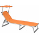 Aga Záhradné polohovacie lehátko GARDEN EXCLUSIVE MC372310O Orange