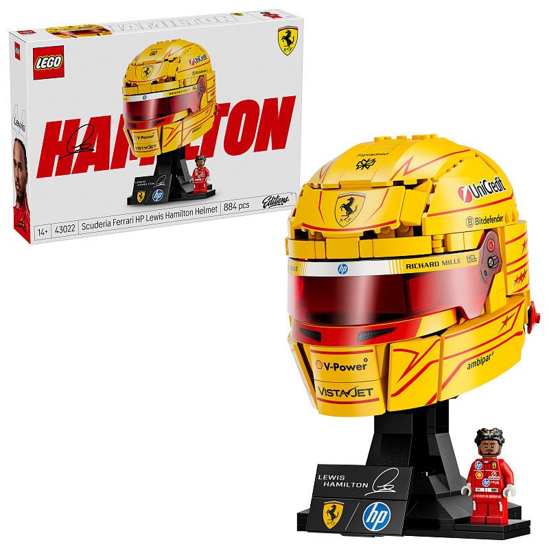 LEGO® Editions 43022 Prilba Lewis Hamilton zo Scuderia Ferrari HP