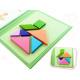 Aga Detské magnetické 3D puzzle - Tangram bloky