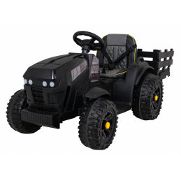 Titanový traktor s prívesom čierny