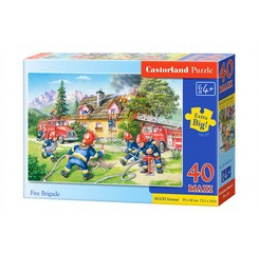 CASTORLAND puzzle 40 MAXI dielikov - Hasičský zbor