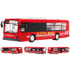 Mestský autobus pre deti 6+ Diaľkovo ovládaný červený 1:20 Pohyblivé časti + zvuky Svetlá
