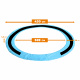 Aga Kryt pružín pre trampolínu s vnútornou sieťou 430 cm Svetlomodrý/Čierny