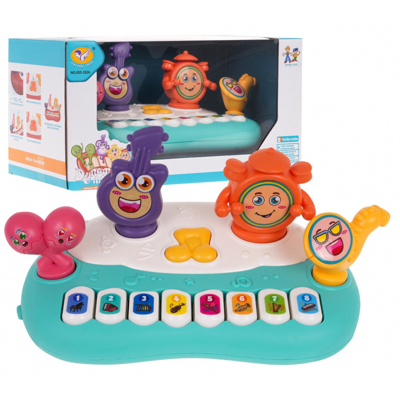 Pianinko pre najmenších so zvukmi nástrojov