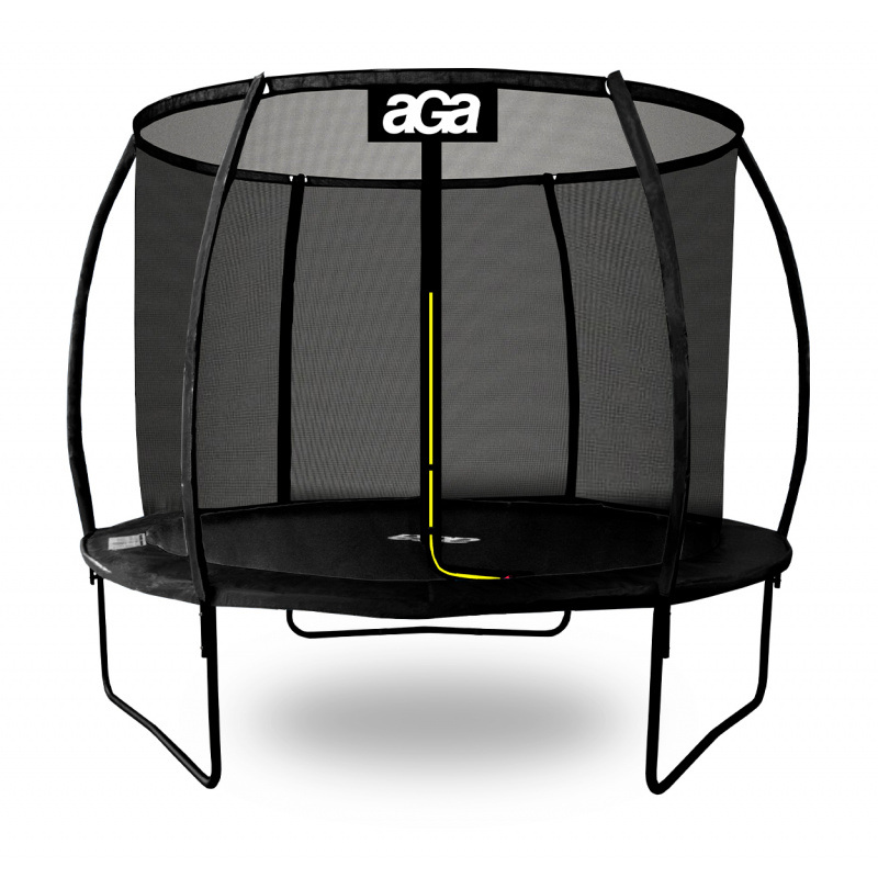Aga SPORT EXCLUSIVE Trampolína 180 cm Čierna + ochranná sieť