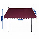 Aga Teleskopická markíza 300x120 cm Vínová