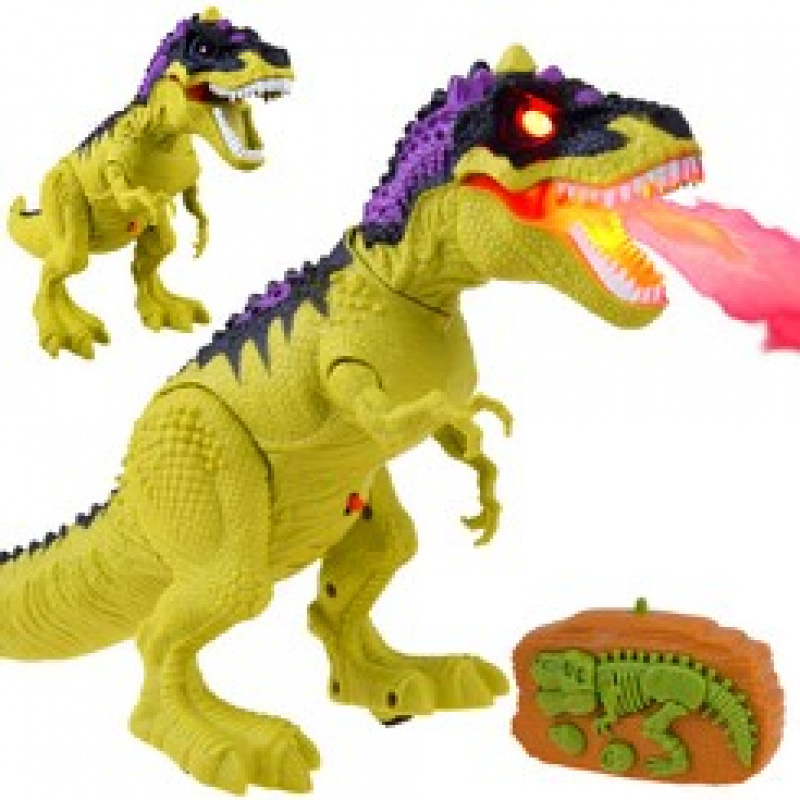 Diaľkovo ovládaný dinosaurus r/c T-Rex dymový RC0592