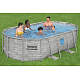 BESTWAY Power Steel Swim Vista bazén s oknom 427x250x100 14x8FT 7v1