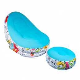 Aga Nafukovacie kreslo s podnožníkom DS2506 Aga Nafukovacie kreslo s podnožníkom DS2506