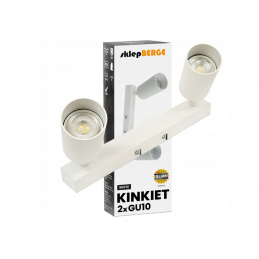 Stropné bodové svietidlo LED VIKI-X 2x GU10 - biele