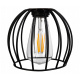 Závesné stropné svietidlo LED drevený trám 2xE27 Luster Wire ball