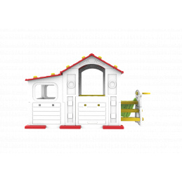 Veľký dom s vestibulom 4v1 Červená strecha