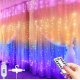 LED svetelná záclona 3x2,8m - multicolor