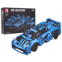 Sada Kociek Vozidla 638ks. Modré