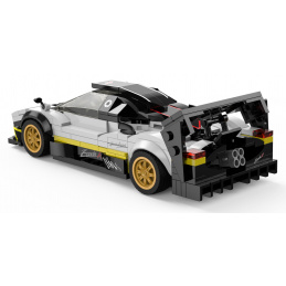 Autíčko 1:28 Pagani Zonda R Kocky Biele RASTAR